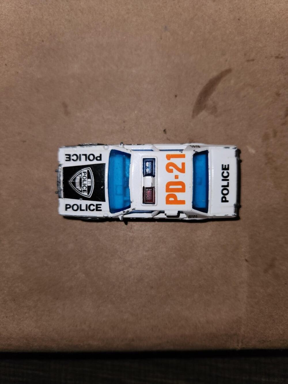 Vintage 1987 Matchbox Ford LTD Police Car PD-21 Intercom City 1:69 Diecast